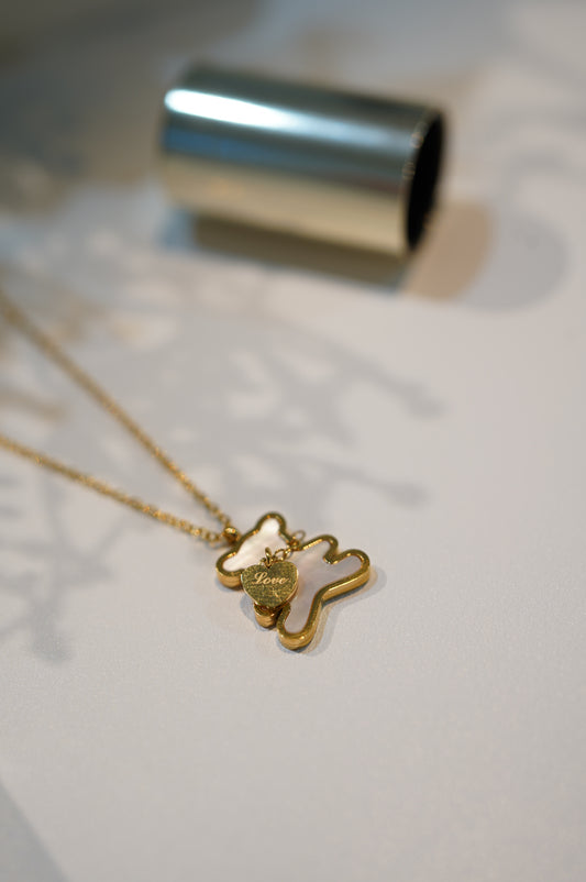 Bear Mother Shell Necklace