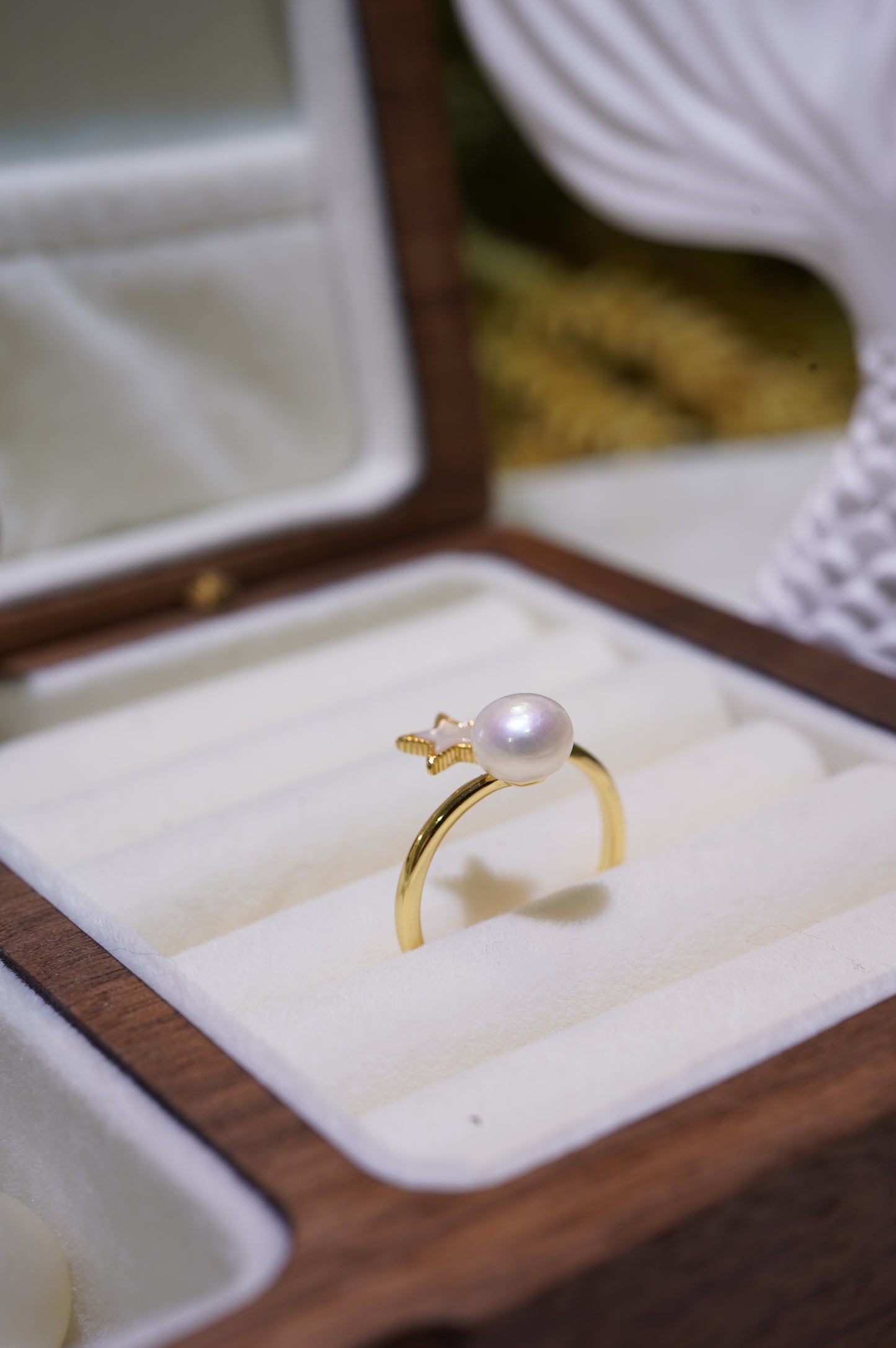 Star Freshwater Pearl Ring