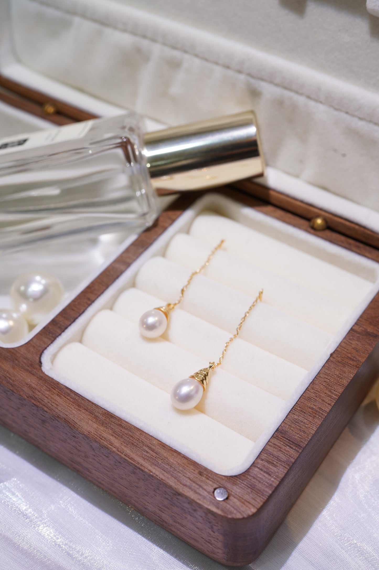 Christmas Tree Freshwater Pearl Earrings