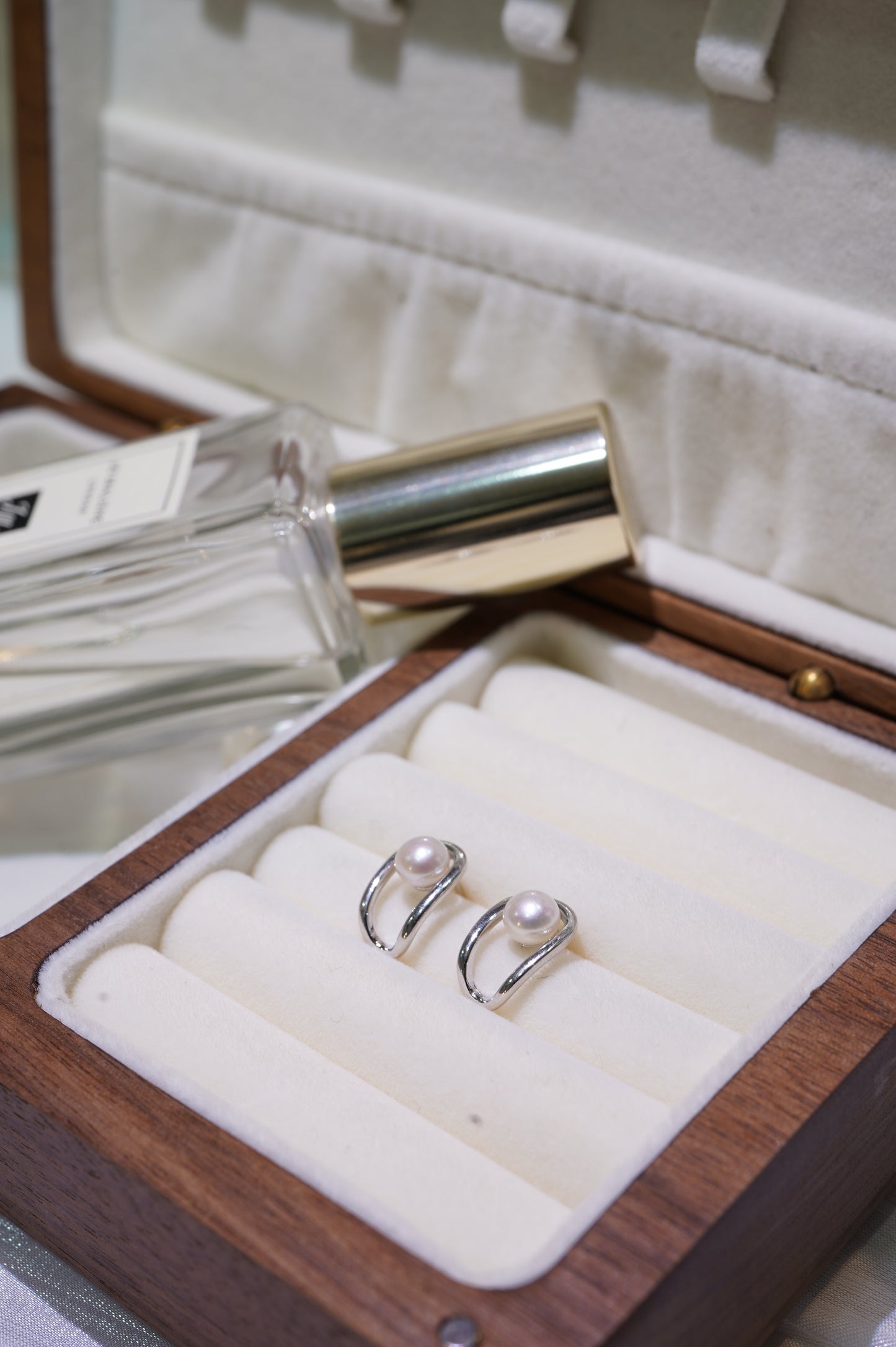 Mini Slippers Freshwater Pearl Earrings