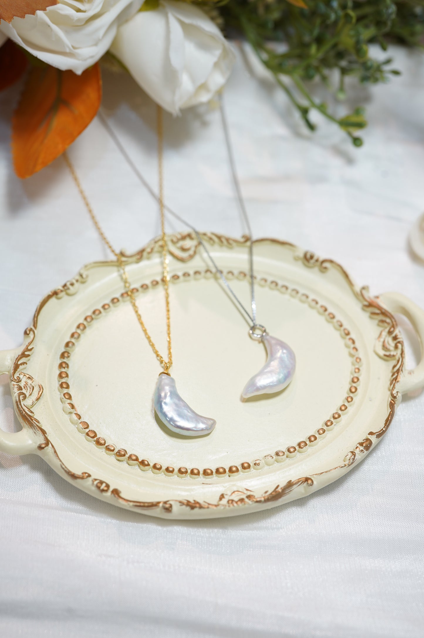 Moon Freshwater Necklace