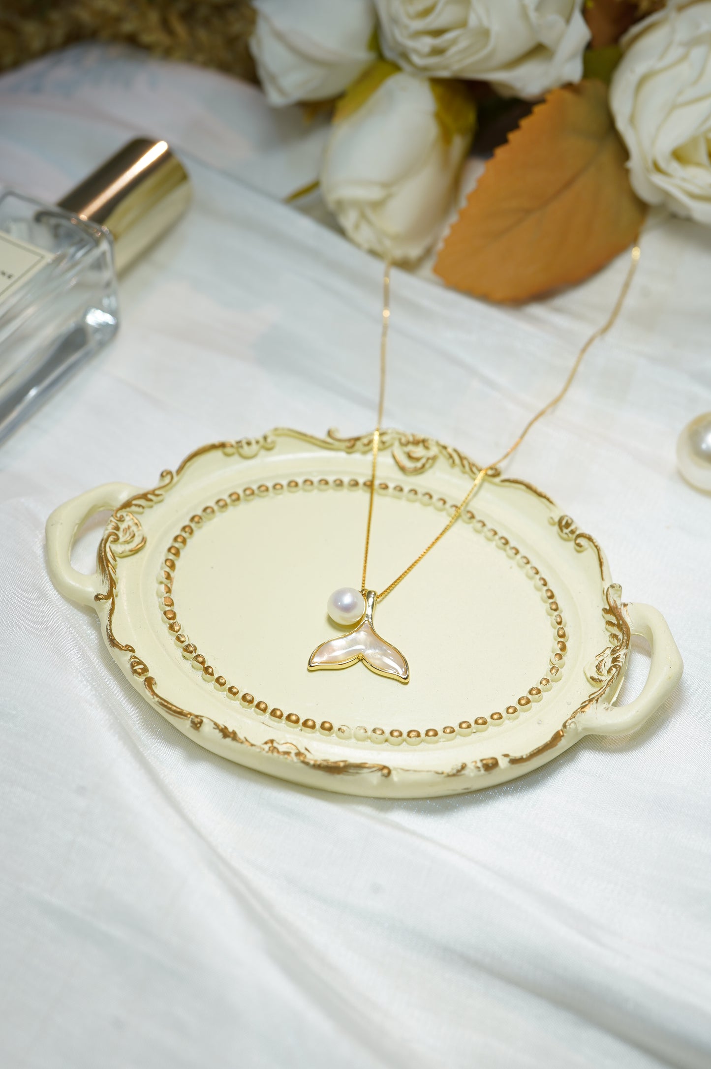 Mermaid Tail Freshwater Necklace