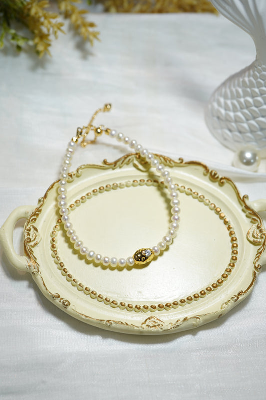 'Gold Bean' Freshwater Pearls Bracelet