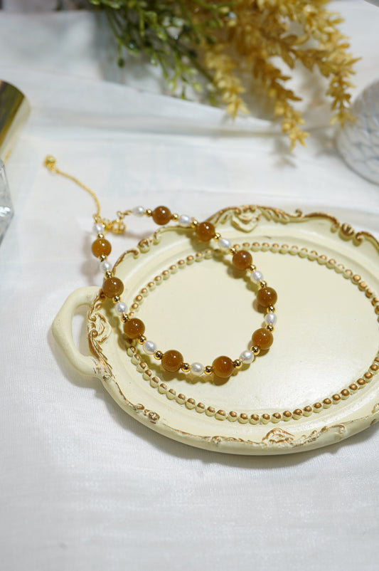 '#2 Jade' Freshwater Pearls Bracelet