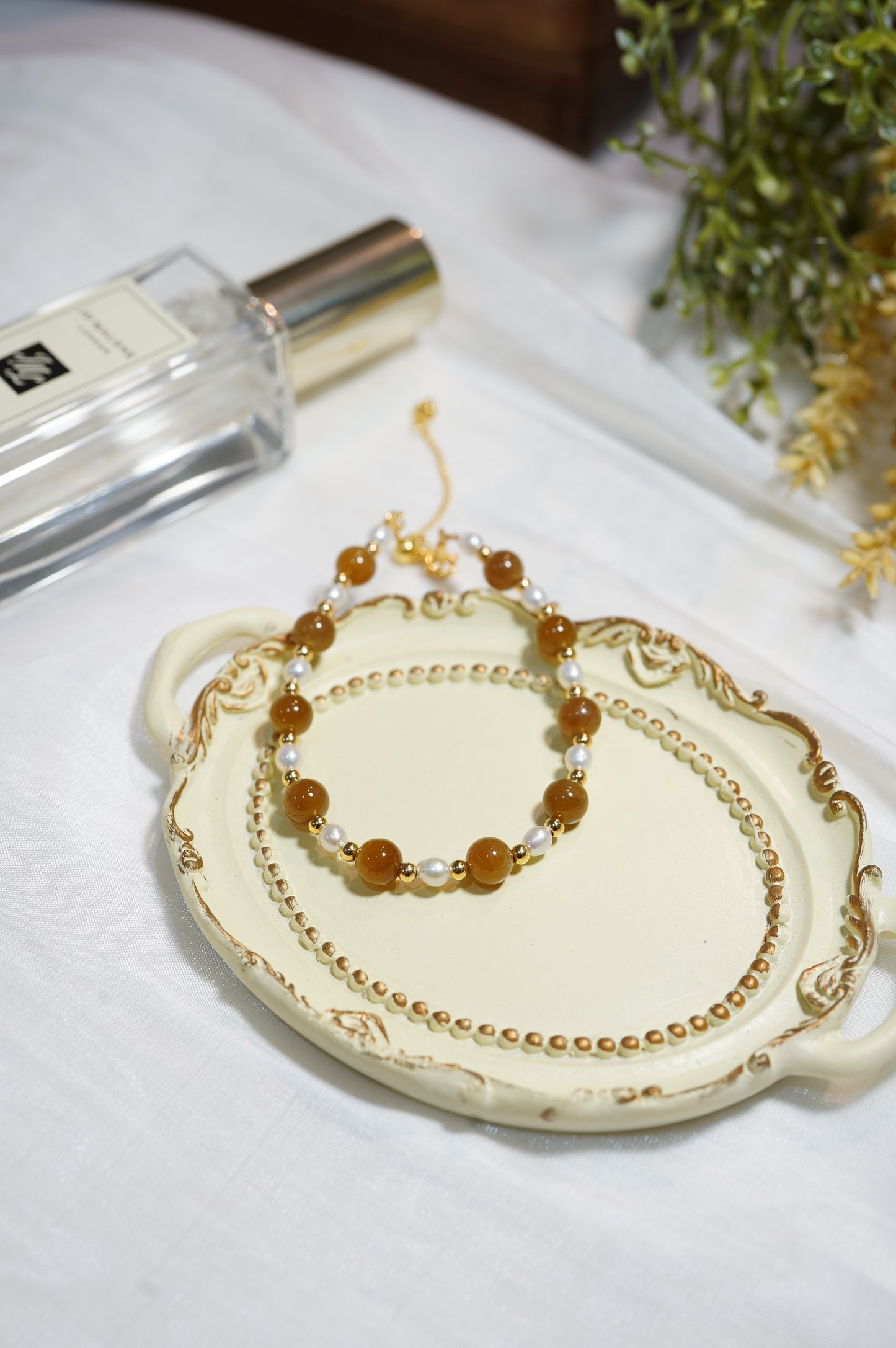 '#2 Jade' Freshwater Pearls Bracelet