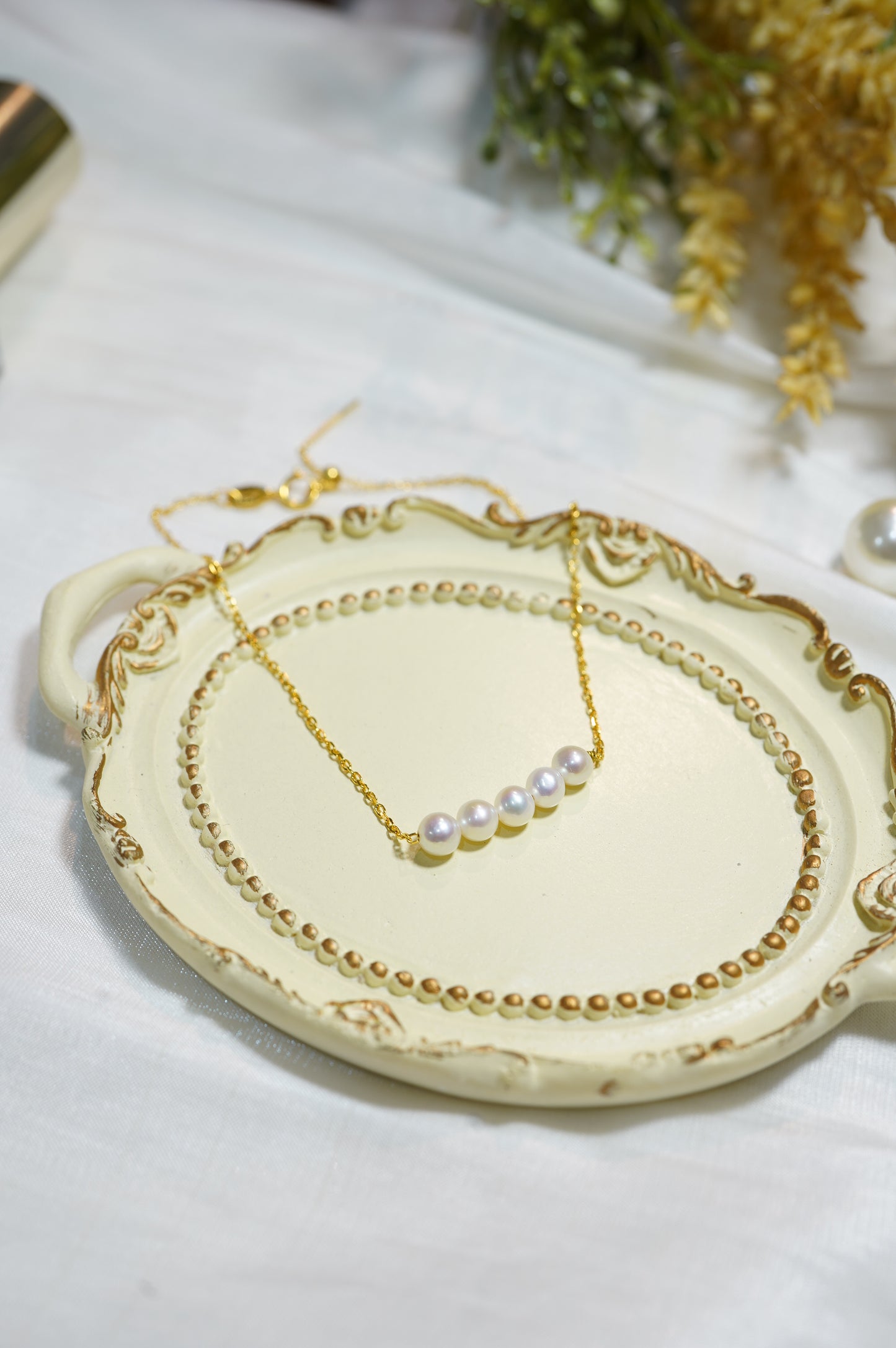 'Line Up' Freshwater Pearls Bracelet