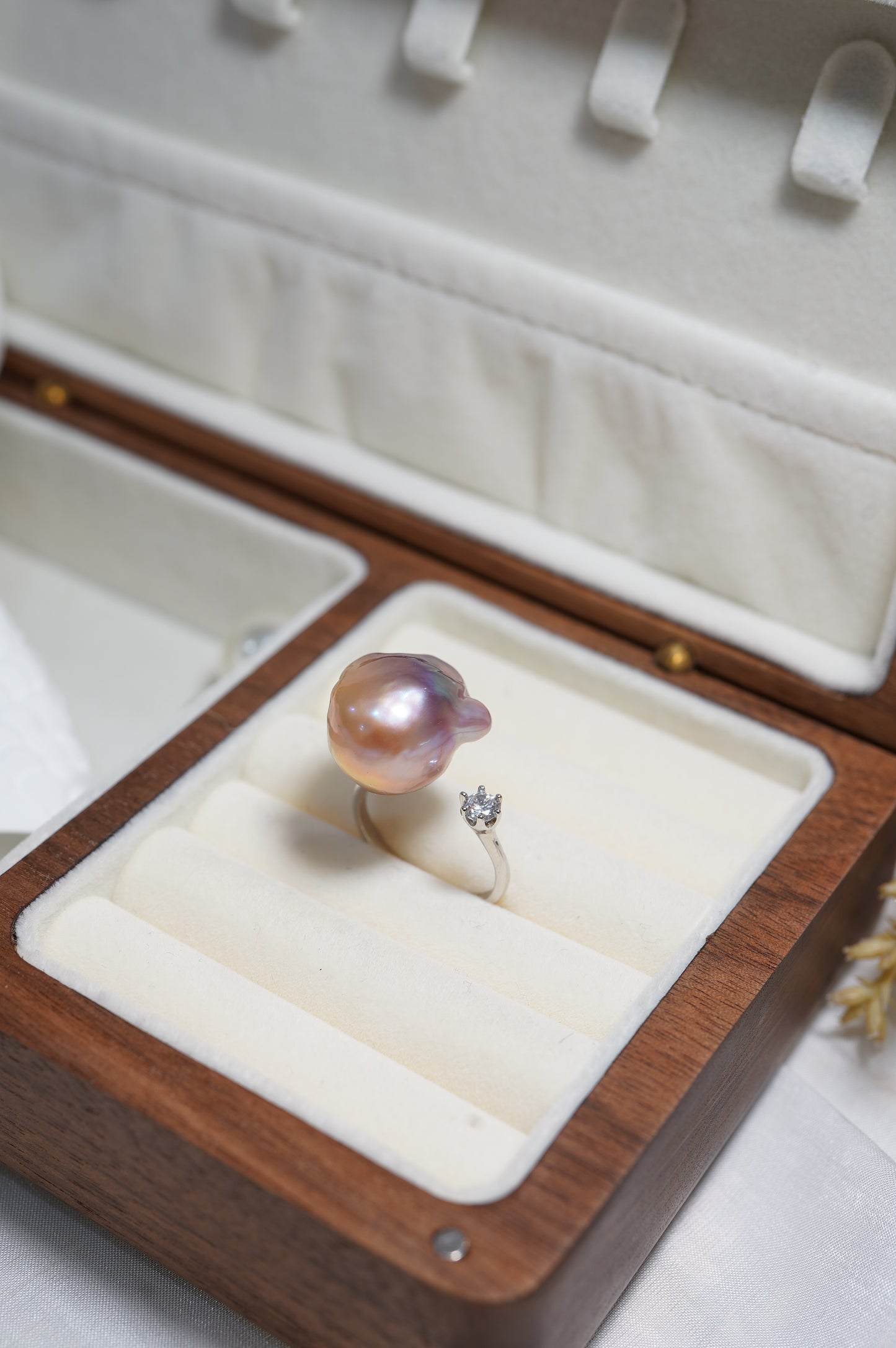 ‘Rainbow' Baroque Freshwater Pearl Ring