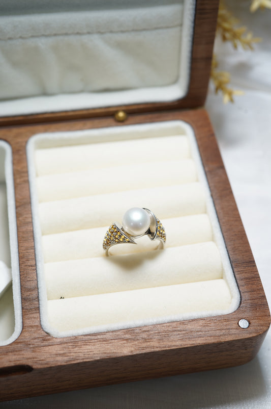 Olympic Torch Freshwater Pearl Ring