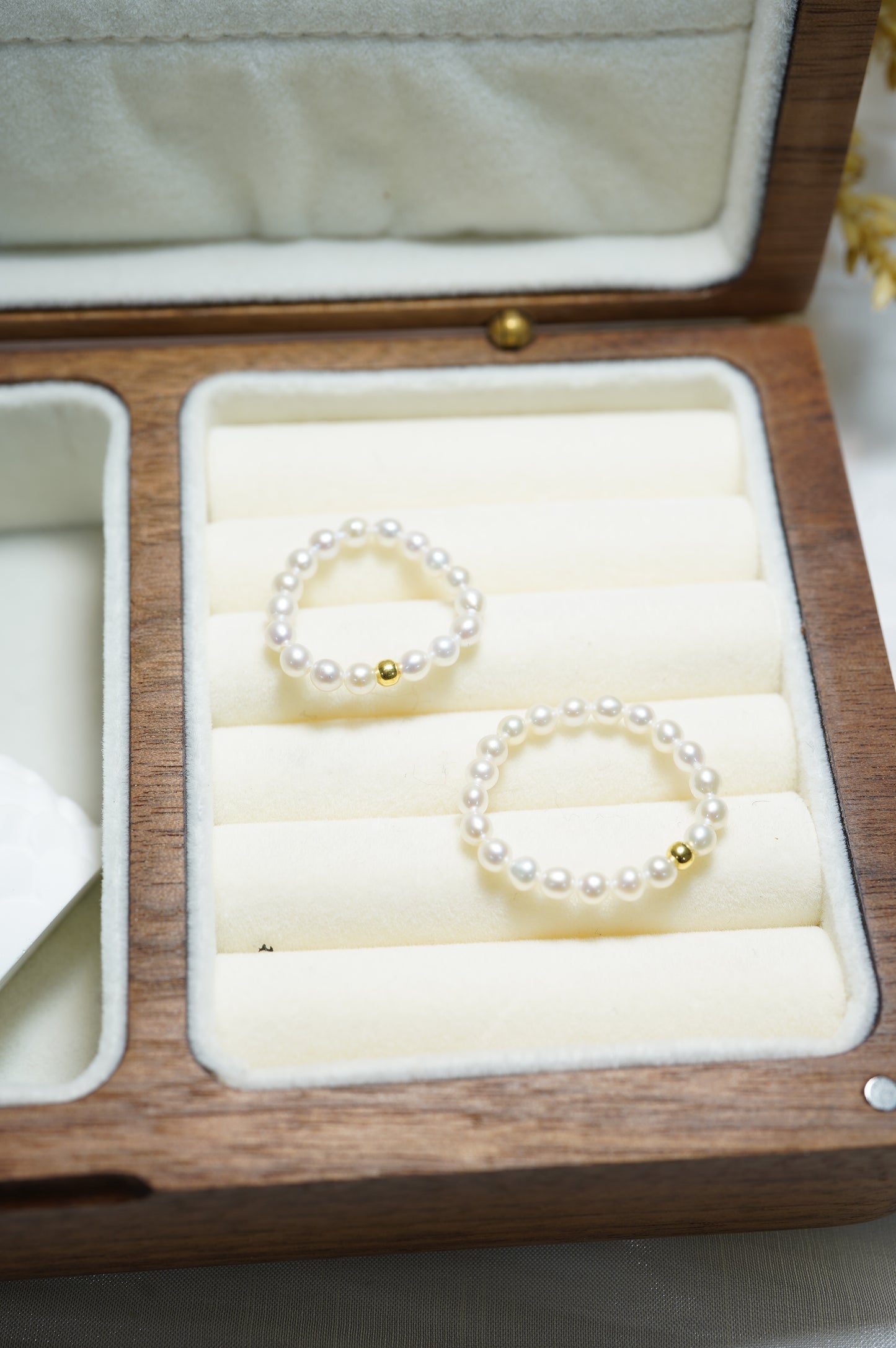 ‘Baby' Rice Freshwater Pearl Ring