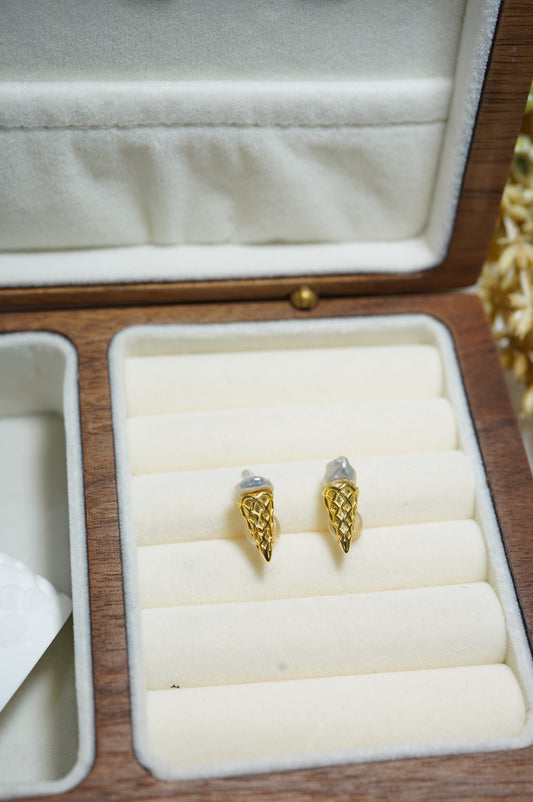 'Ice Cream' Freshwater Pearl Earrings