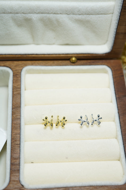 Ballon Pup Stud Earrings