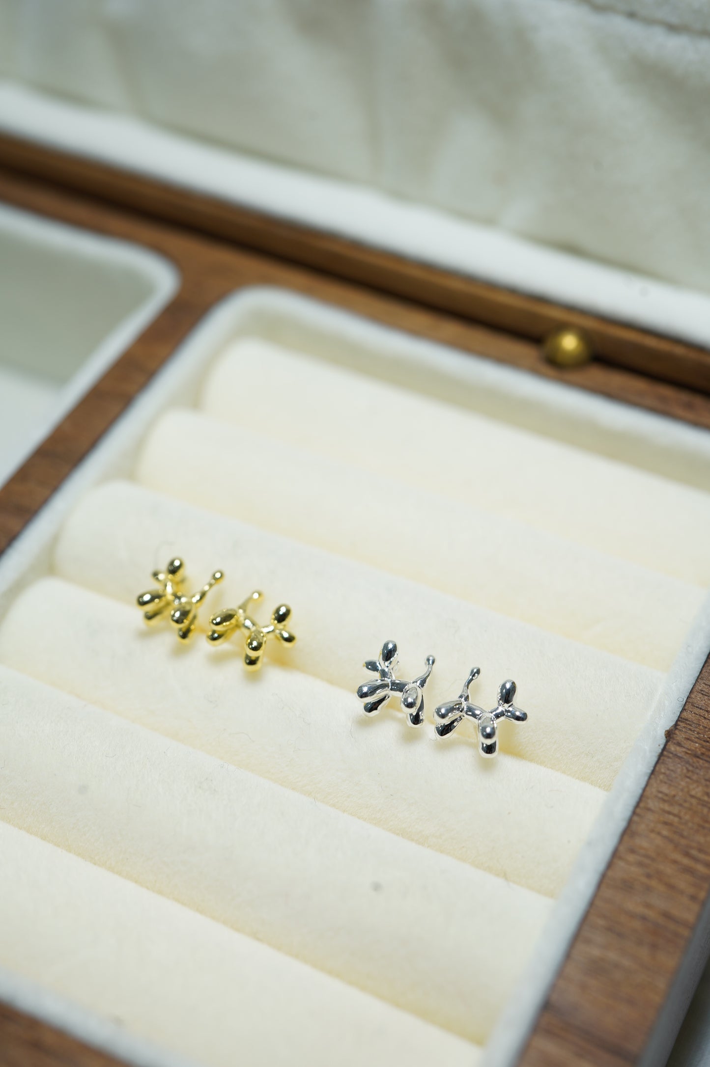 Ballon Pup Stud Earrings