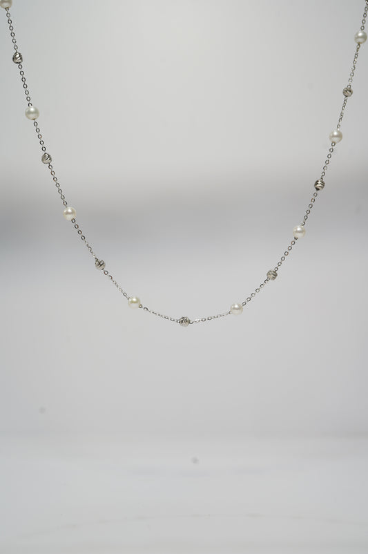 'Shiny Starry Sky' Freshwater Pearl Necklace