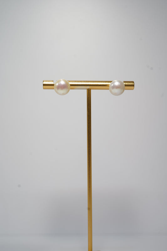 'Basic Stud' Freshwater Pearl Earrings