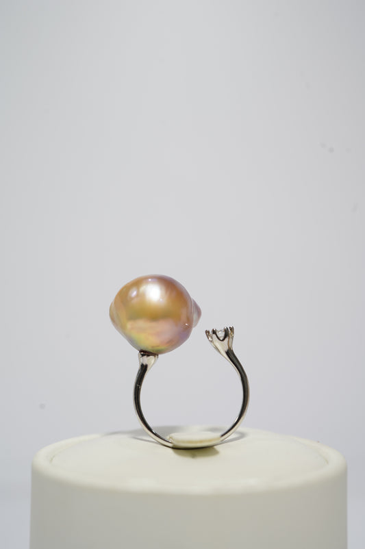 ‘Rainbow' Baroque Freshwater Pearl Ring