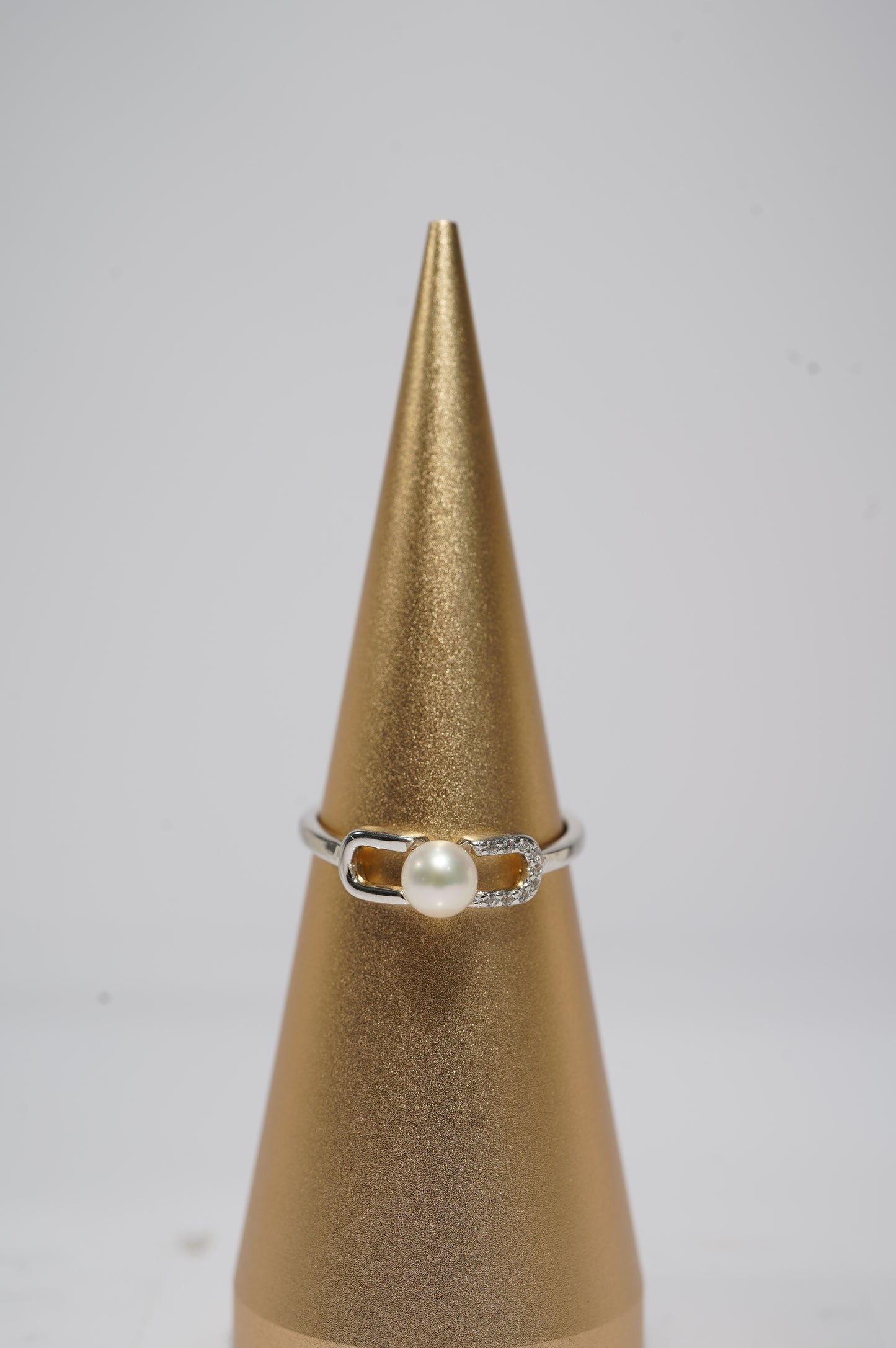 Infinity Freshwater Pearl Ring