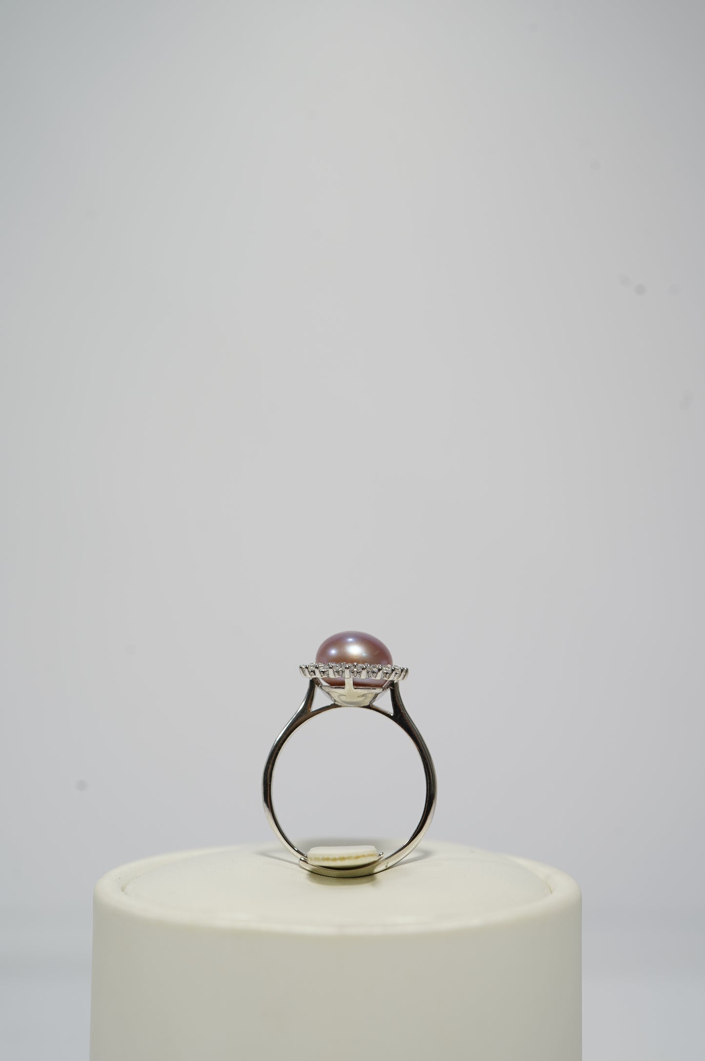 ‘Sunflower' Bun Freshwater Pearl Ring