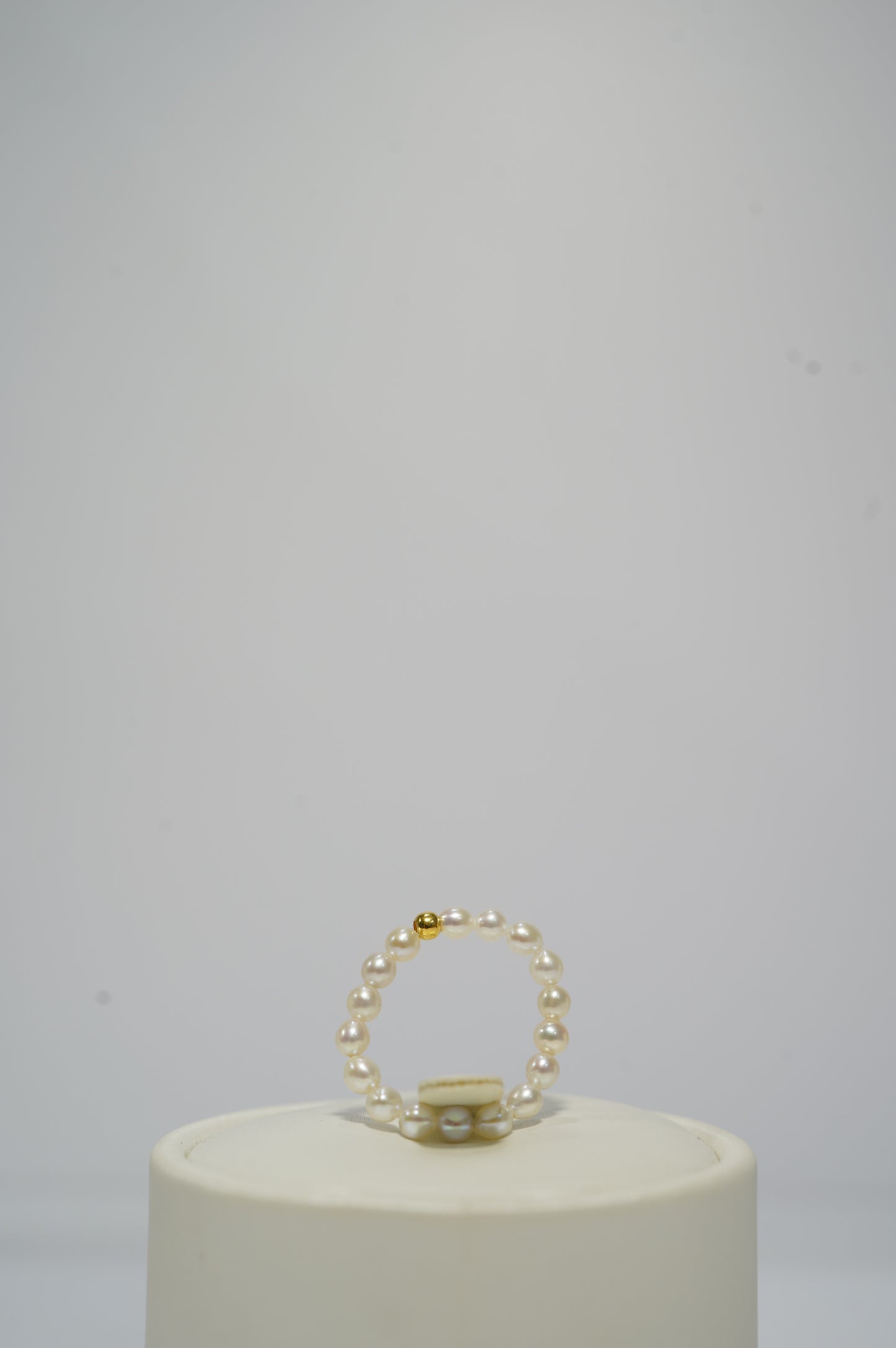 ‘Baby' Rice Freshwater Pearl Ring