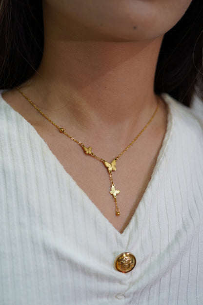 Butterfly Y/shape Necklace