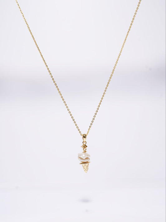 You Need Ice-Cream Freshwater Necklace