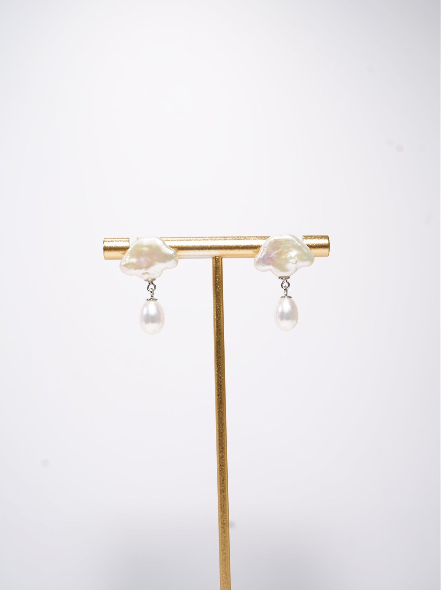 About to Rain Freshwater Pearl Earrings