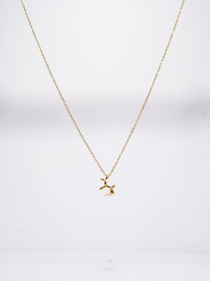 'Kicking Ball' Freshwater Pearl Necklace