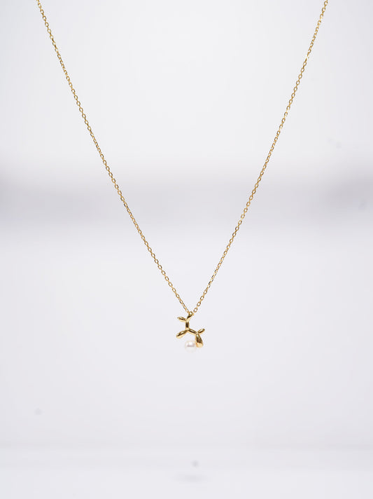 'Kicking Ball' Freshwater Pearl Necklace