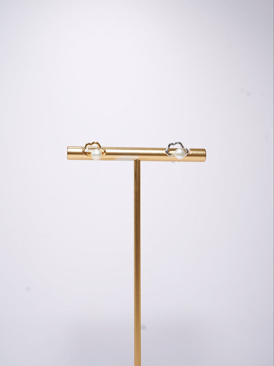 Mini Cloud Freshwater Pearl Earrings