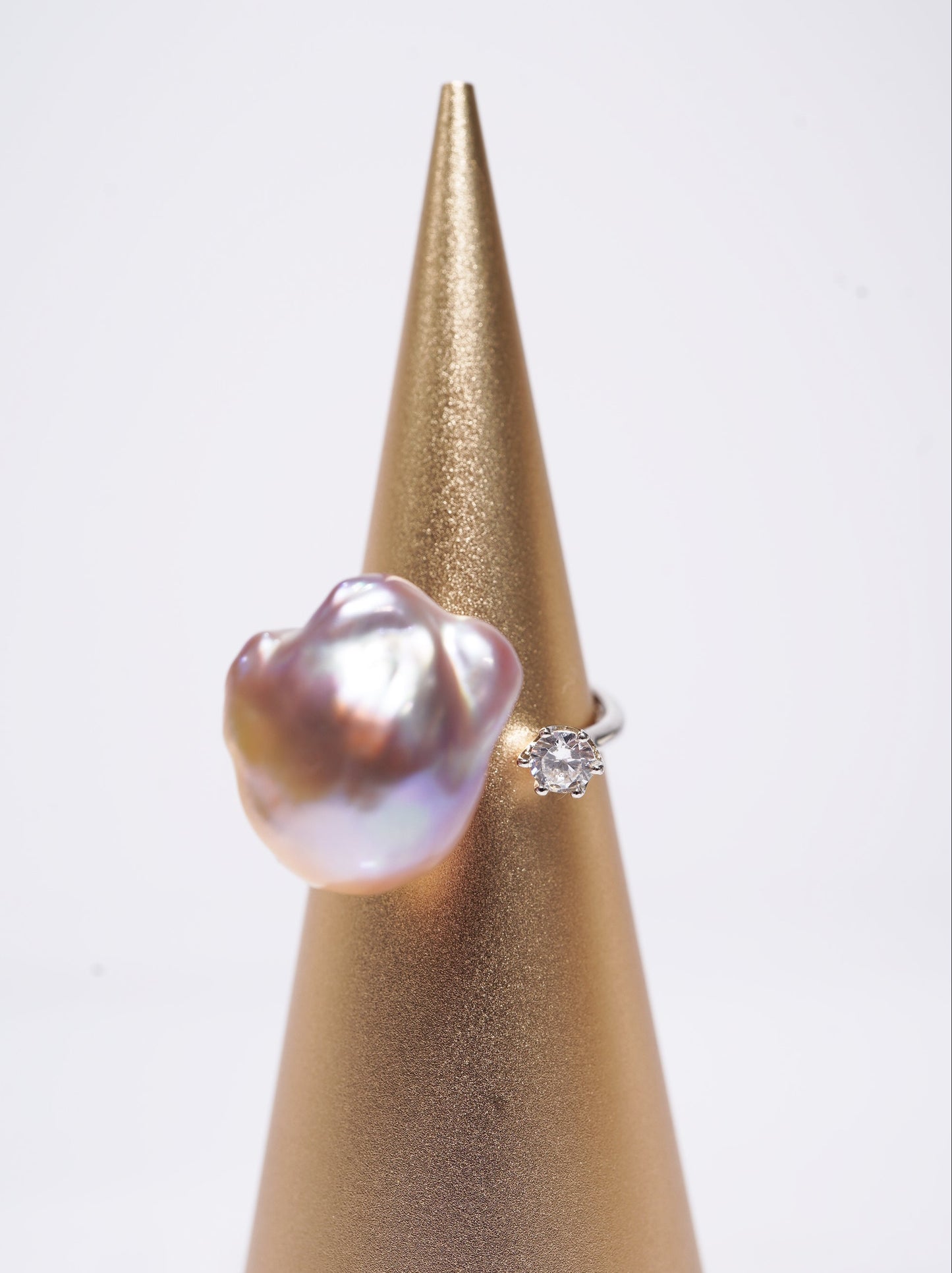 ‘Rainbow' Baroque Freshwater Pearl Ring