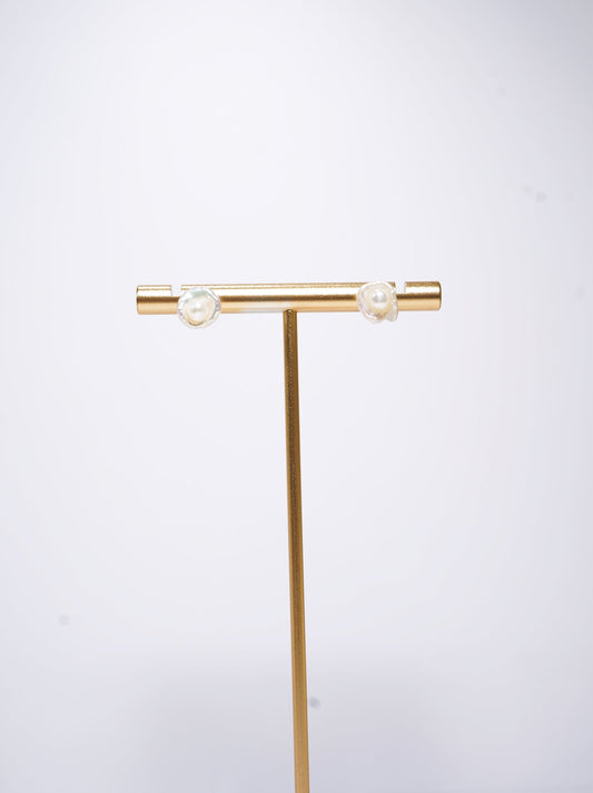 'Fried Egg' Freshwater Pearl Earrings