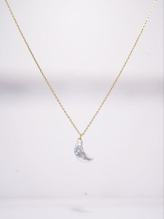 Moon Freshwater Necklace