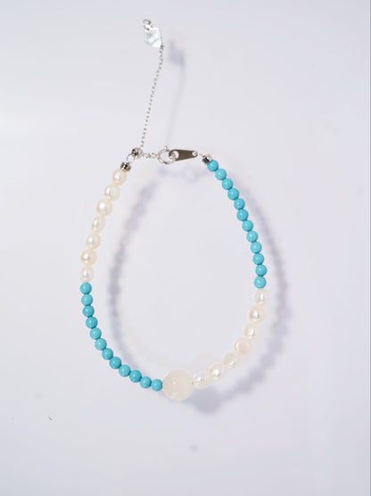 Turquoise Baby Freshwater Pearls Bracelet
