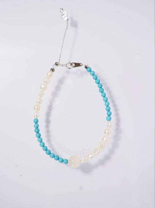 Turquoise Baby Freshwater Pearls Bracelet