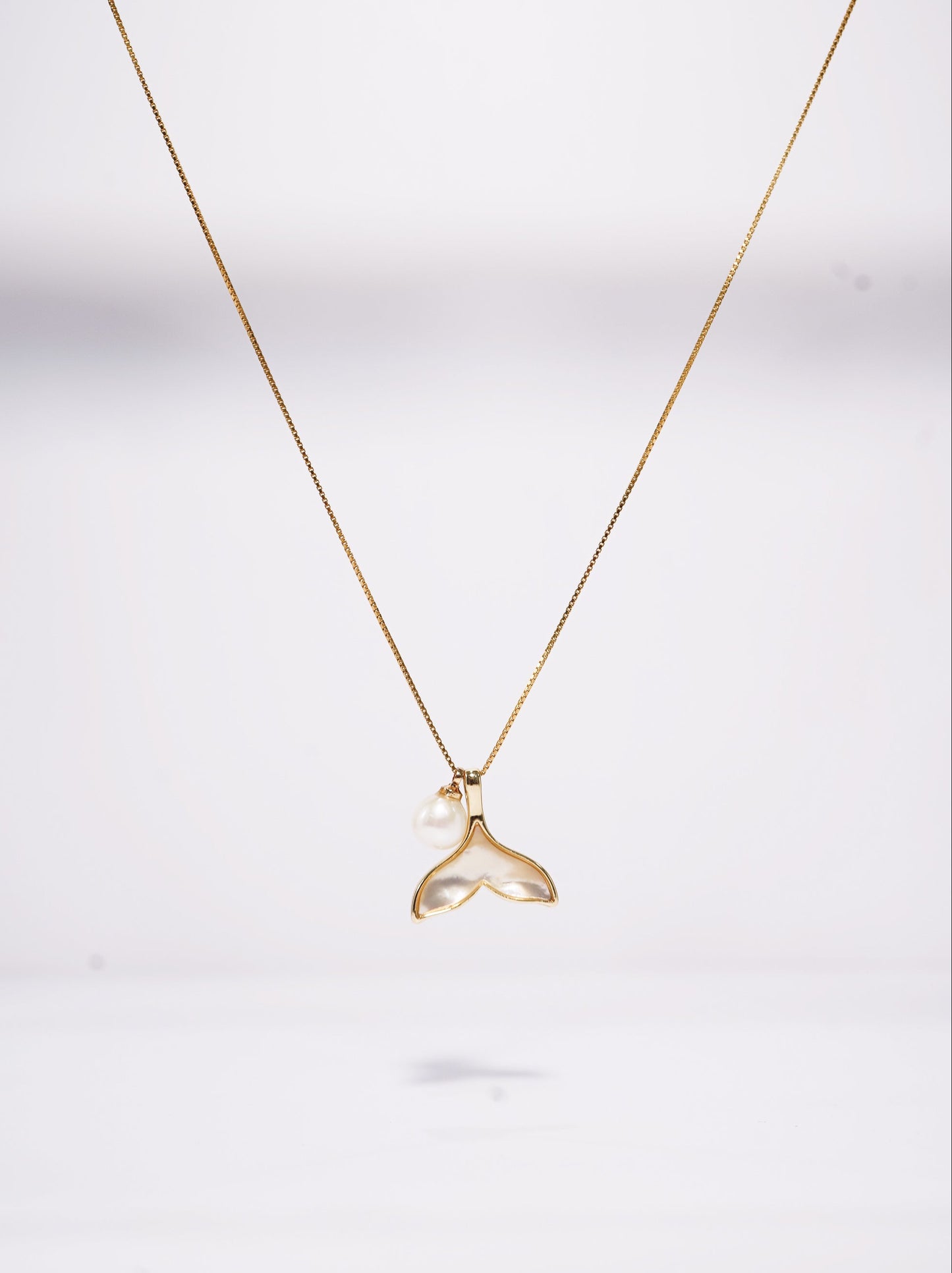 Mermaid Tail Freshwater Necklace