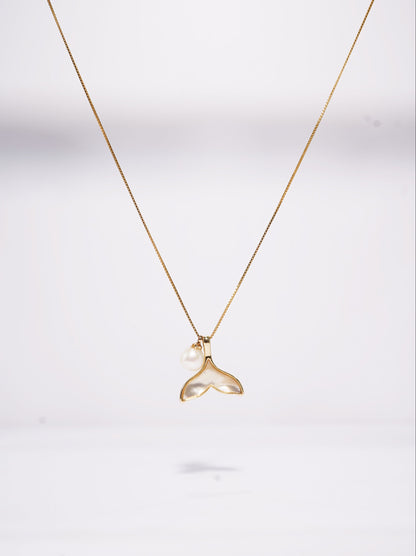 Mermaid Tail Freshwater Necklace