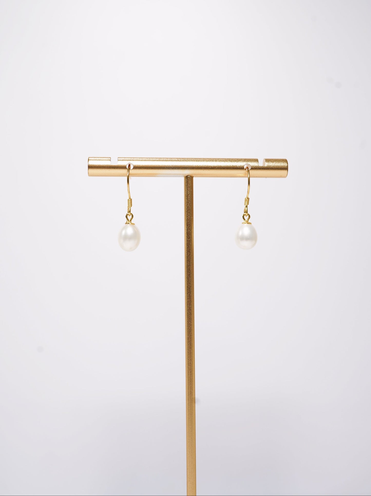 'Basic Hoop' Freshwater Pearl Earrings