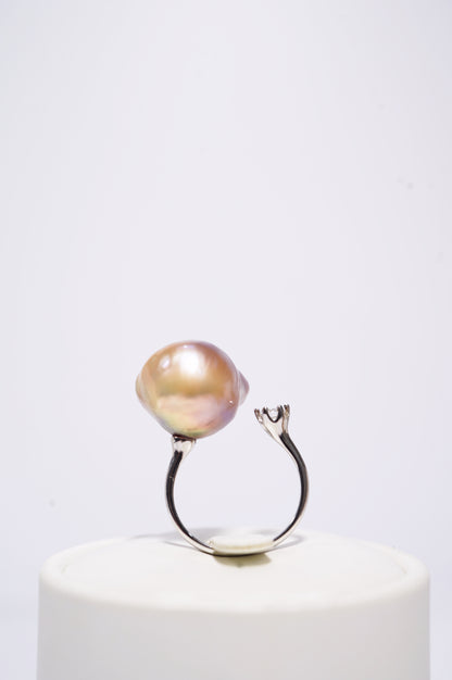 ‘Rainbow' Baroque Freshwater Pearl Ring