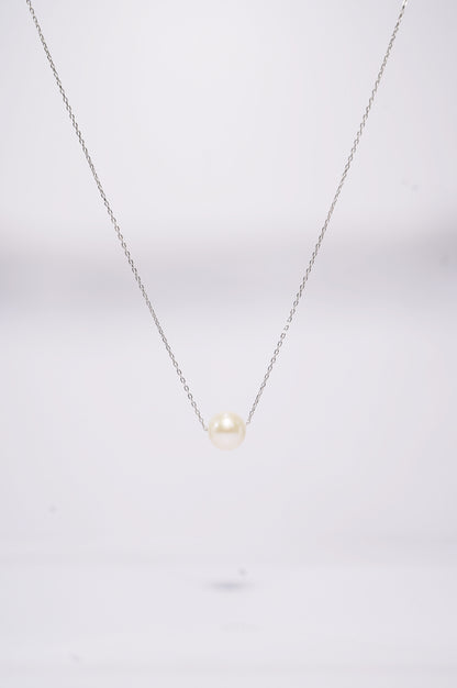 Basic Round Freshwater Pearl Necklace (L)