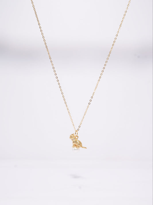Mini Craft Cat Freshwater Pearl Necklace