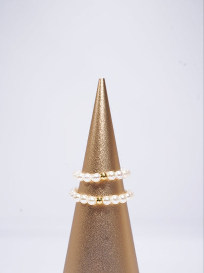 ‘Baby' Rice Freshwater Pearl Ring