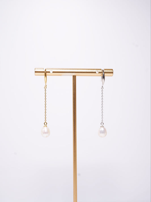 'Go' Freshwater Pearl Earrings
