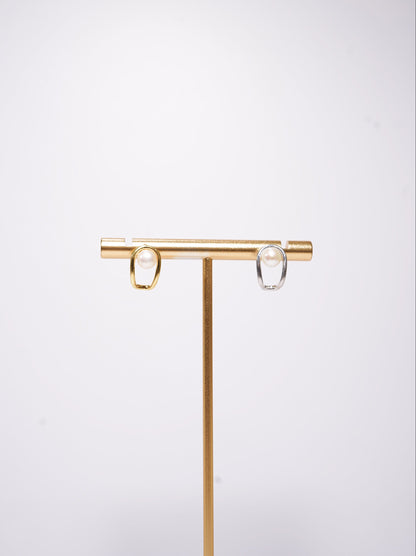 Mini Slippers Freshwater Pearl Earrings