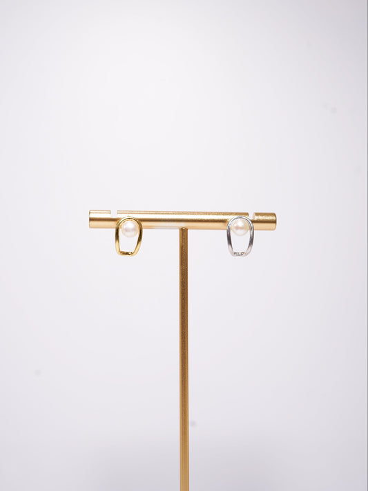 Mini Slippers Freshwater Pearl Earrings