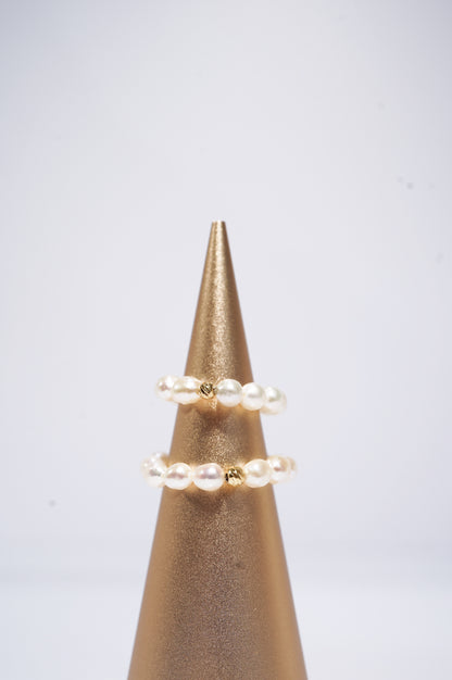 ‘Baby' Rice Freshwater Pearl Ring