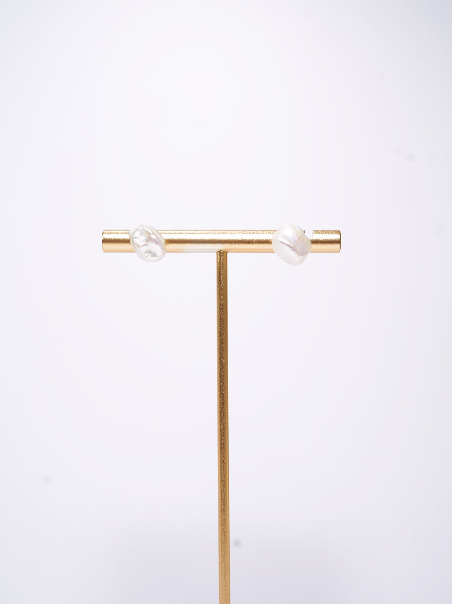 'Keshi' Freshwater Pearl Earrings Stud