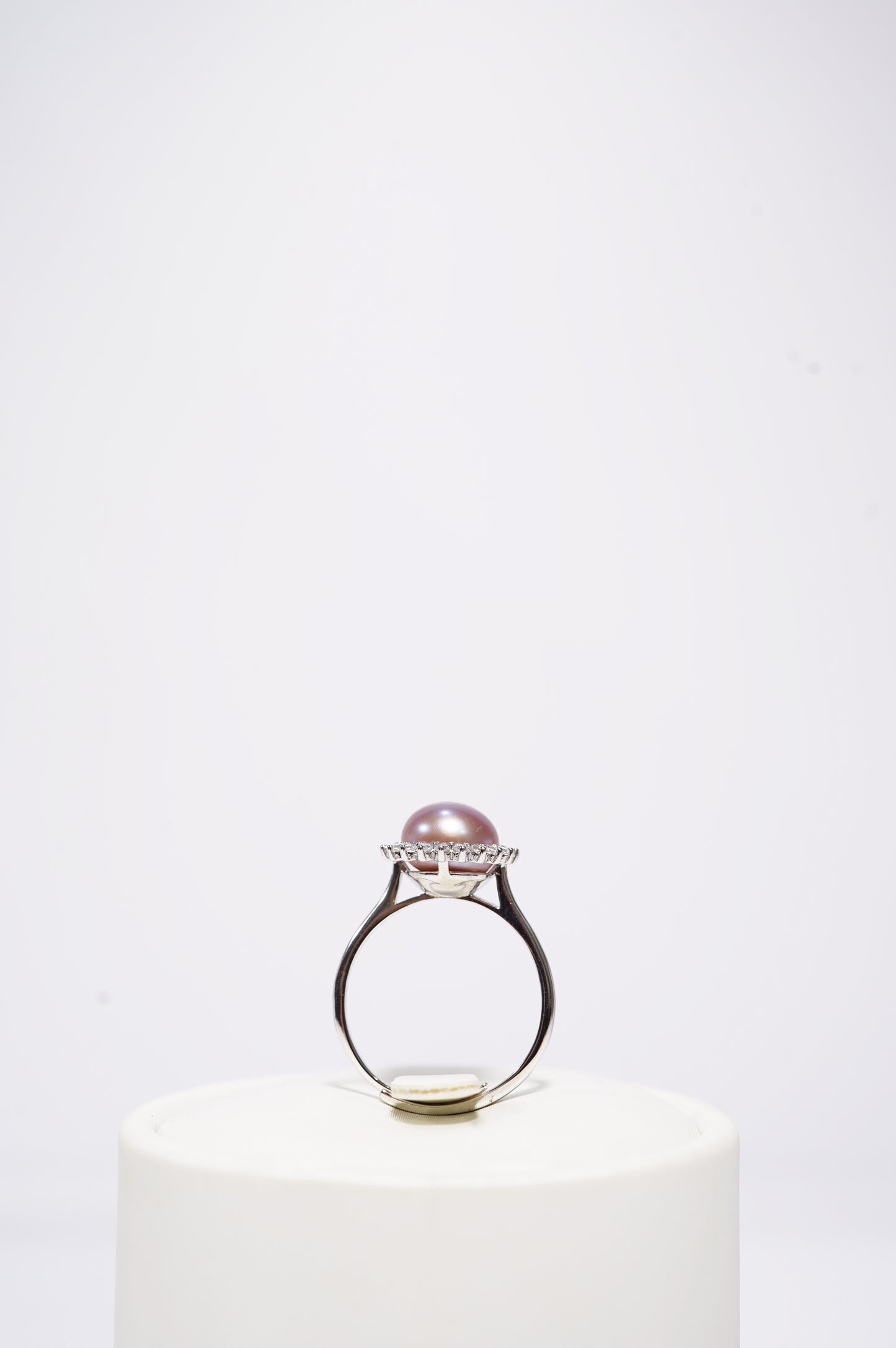 ‘Sunflower' Bun Freshwater Pearl Ring