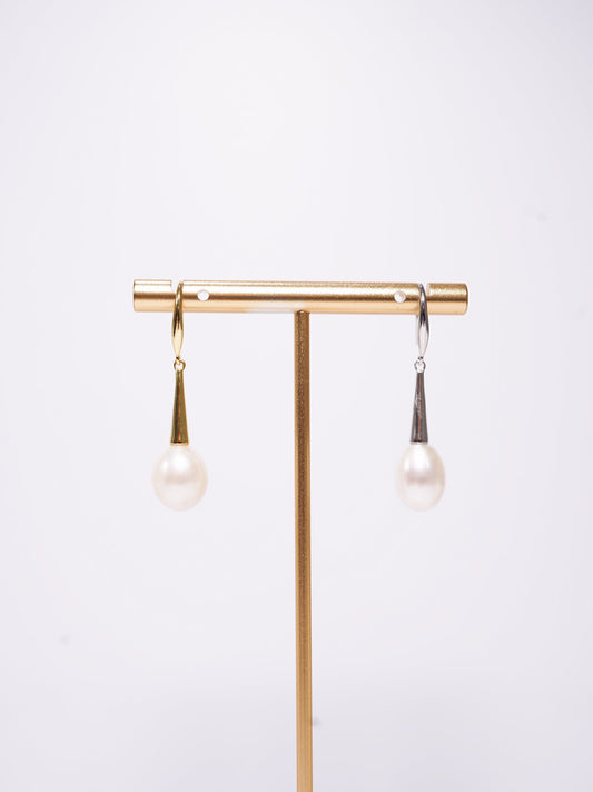 'Go Rice' Freshwater Pearl Earrings