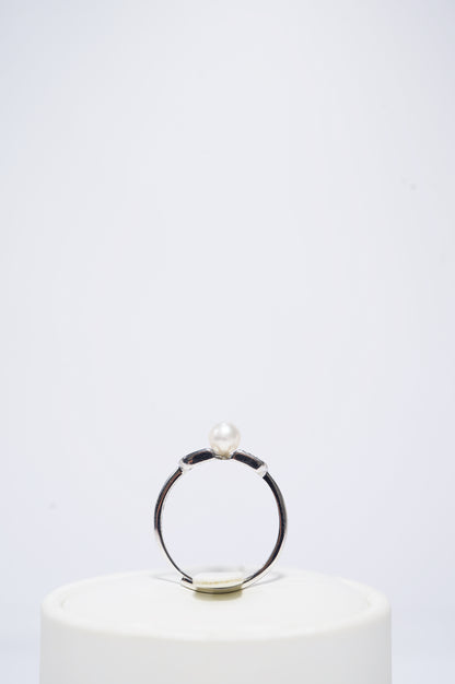 Infinity Freshwater Pearl Ring