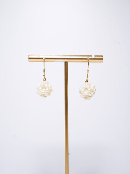 '#1 Popcorn' Freshwater Pearl Earrings