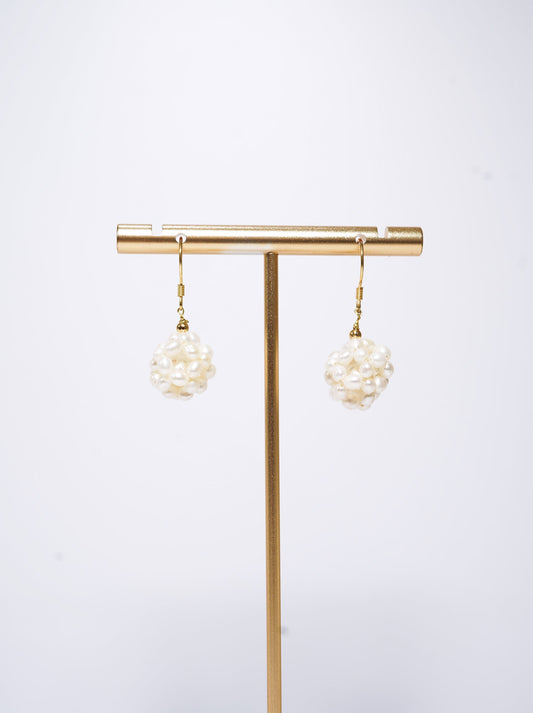 '#1 Popcorn' Freshwater Pearl Earrings